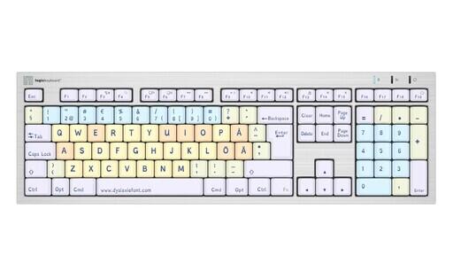 Dyslexie keyboard ALBA Mac SE